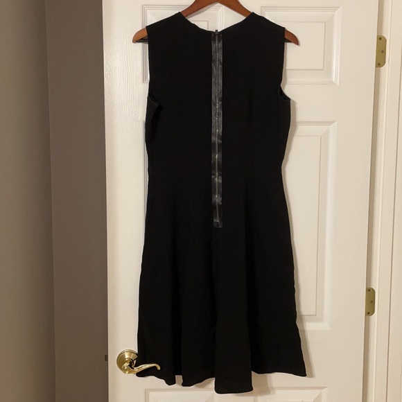 Black Elie Tahari Fit and Flare Dress - Picture 3 of 6